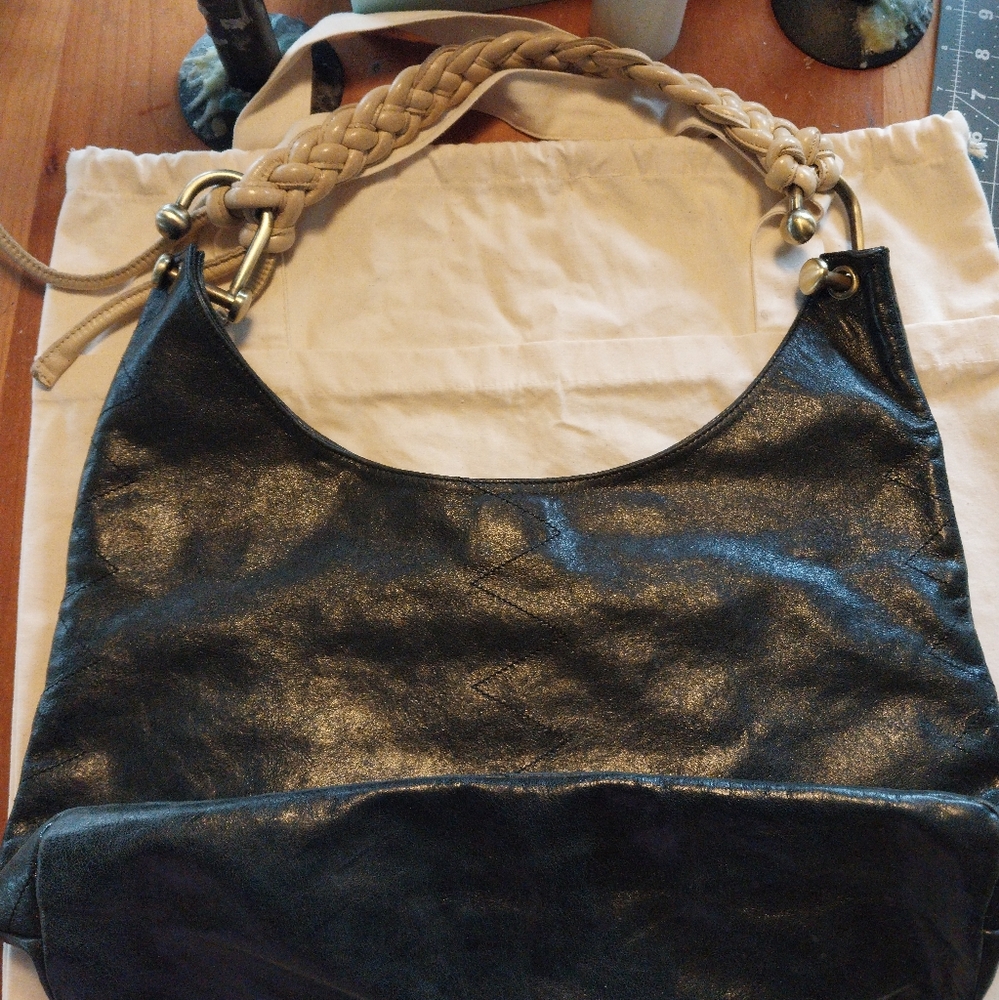 Never-Used Deux Lux Black Leather Women's Bag